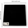 imageGrafix Opaque Craft Plastic  010quot Craft Plastic Film Durable and Flexible Film Perfect for DIY Crafts Mixed Media Fluid Art Watercolors and Stamping White ampamp Black 12X12 Pack of 30