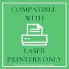 imageComputer Grafix Laser Film  85 x 11 Clear Pack of 6 Printable Film for Creating Custom Overlays Journals Window Effects Stickers Photos Jewelry and More Laser Printers Only